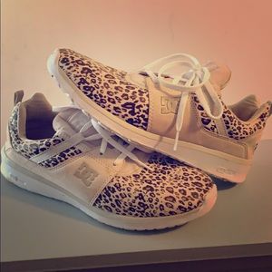Dc leopard sneakers